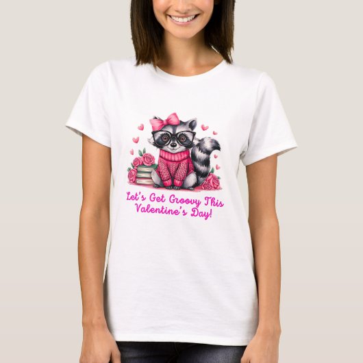 Valentijnsdag, Valentijn Retro T-shirt (Voorkant)