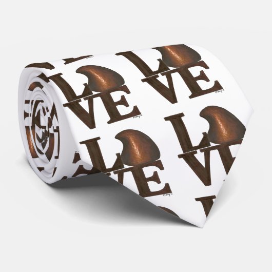 VALENTIJNSDAG Valentijn Stropdas LOVE Chocolate Dr (Opgerold)