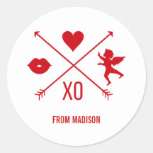 Valentijnsdag Valentijn Symbolen Sticker