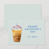 Valentijnsdag | Valentijn van vlokken Notitiekaartje (Voorkant / Achterkant)