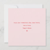 Valentijnsdag Valentijnsdag Kaart (Achterkant)