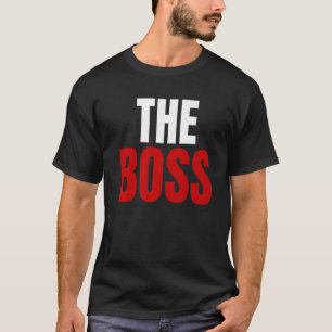 Valentijnsdag van de Boss Cute van mannen voor mat T-shirt