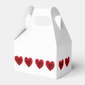 Valentijnsdag van de rode rode rode rozenrog in de bedankdoosjes (Achterkant)