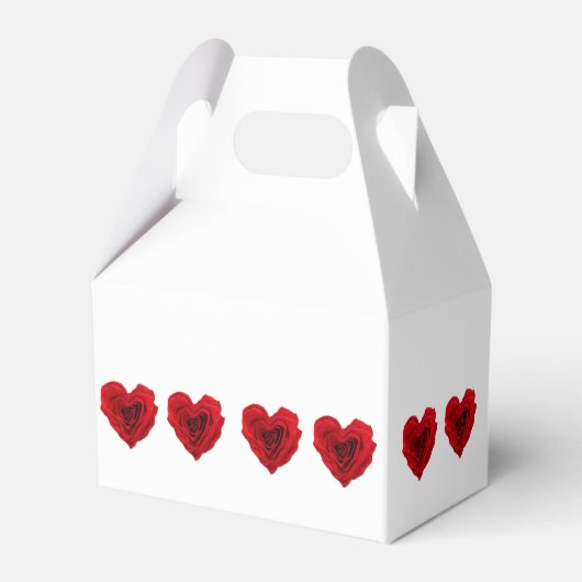 Valentijnsdag van de rode rode rode rozenrog in de bedankdoosjes (Achterkant)