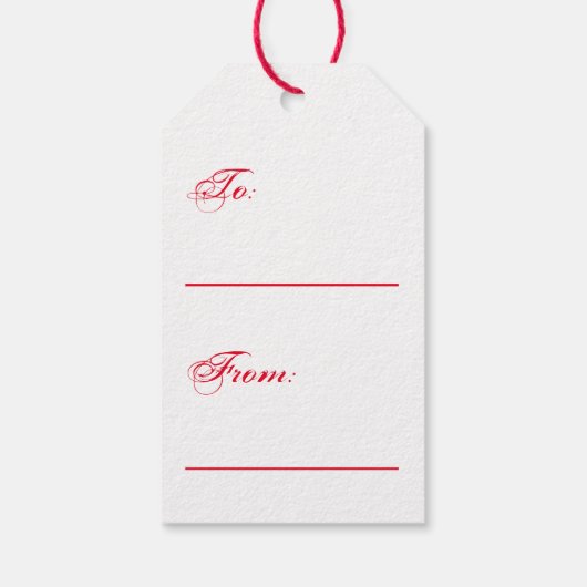 Valentijnsdag van de rode rode rode rozenrog in de cadeaulabel (Achterkant)