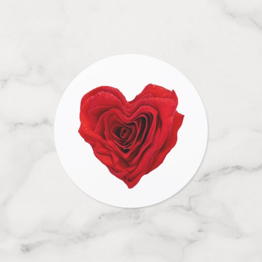 Valentijnsdag van de rode rode rode rozenrog in de confetti (Kleine voorkant)