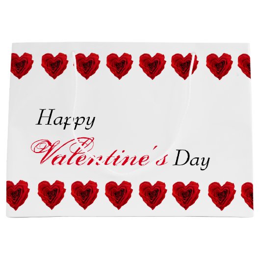 Valentijnsdag van de rode rode rode rozenrog in de groot cadeauzakje (Voorkant)