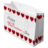 Valentijnsdag van de rode rode rode rozenrog in de groot cadeauzakje (Achterkant Gekanteld)