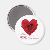 Valentijnsdag van de rode rode rode rozenrog in de magneet (Voorkant / Achterkant)