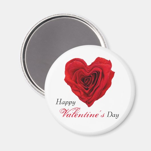 Valentijnsdag van de rode rode rode rozenrog in de magneet (Voorkant / Achterkant)