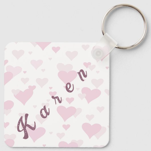 Valentijnsdag van de Sleutelhanger van de persoonl (Achterkant)