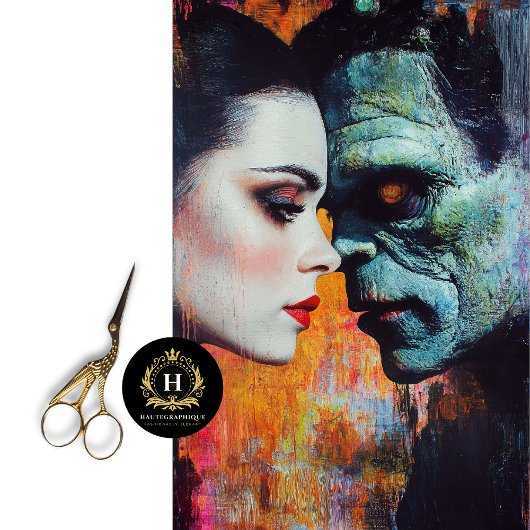 Valentijnsdag van Frankenstein Tissuepapier