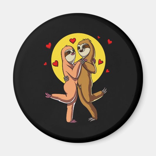 Valentijnsdag van het luishok magneet (Voorkant)