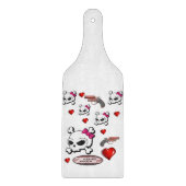 Valentijnsdag van het snijvlak snijplank (Voorkant)