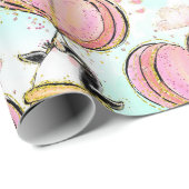 Valentijnsdag van heteluchtballondieren cadeaupapier (Rol Hoek)