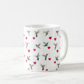 Valentijnsdag van kolibries koffiemok (Voorkant rechts)