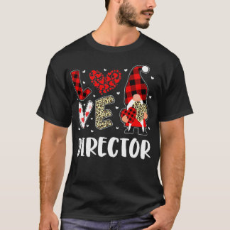 Valentijnsdag van Love Gnome Director Pset Leopard T-shirt