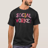Valentijnsdag van maatschappelijk werkers Vrouwen  T-shirt (Voorkant)