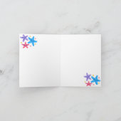 Valentijnsdag van magische zeemijtstaart feestdagen kaart (Binnen)