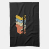 Valentijnsdag van Newfoundland | Liefde dag cadeau Theedoek (Verticaal)