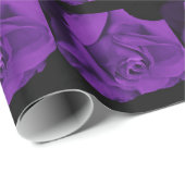 Valentijnsdag van Paarse Rozen Cadeaupapier (Rol Hoek)