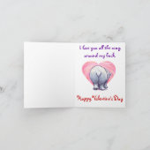 Valentijnsdag van poolBeer Feestdagen Kaart (Binnen)