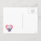 Valentijnsdag van poolBeer Feestdagenkaart (Achterkant)