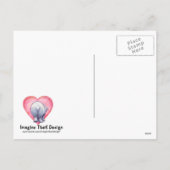 Valentijnsdag van poolBeer Feestdagenkaart (Achterkant)