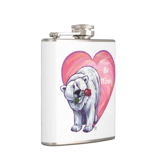 Valentijnsdag van poolBeer Heupfles (Rechts)