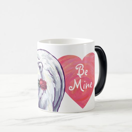 Valentijnsdag van poolBeer Magische Mok (Voorkant rechts)