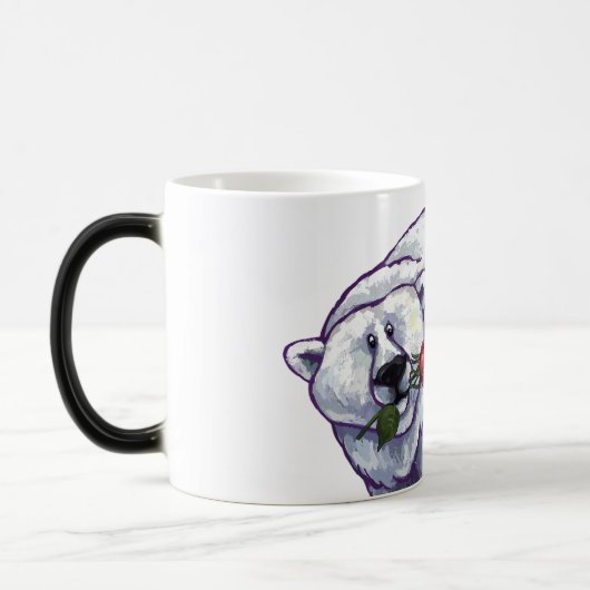 Valentijnsdag van poolBeer Magische Mok (Links)