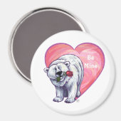 Valentijnsdag van poolBeer Magneet (Voorkant / Achterkant)