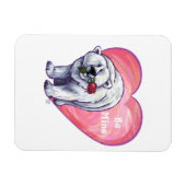 Valentijnsdag van poolBeer Magneet (Horizontaal)