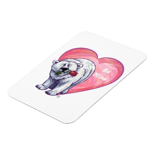 Valentijnsdag van poolBeer Magneet (Linkerzijde)