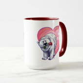 Valentijnsdag van poolBeer Mok (Voorkant rechts)