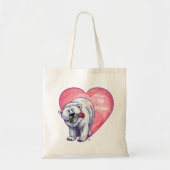 Valentijnsdag van poolBeer Tote Bag (Voorkant)