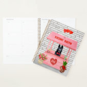 Valentijnsdag van Shepherd Dog Kissing Booth Planner (Display)