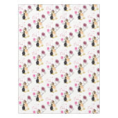 Valentijnsdag van tablet Penguin Hearts Tafelkleed (Voorkant)