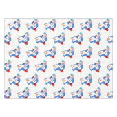 Valentijnsdag van tablet Penguin Hearts Tafelkleed (Voorkant (Horizontaal))