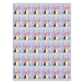 Valentijnsdag van tablet Penguin Hearts Tafelkleed (Voorkant)