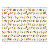 Valentijnsdag van tablet Penguin Hearts Tafelkleed (Voorkant (Horizontaal))