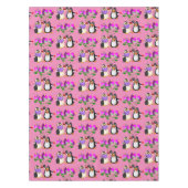 Valentijnsdag van tablet Penguin Hearts Tafelkleed (Voorkant)