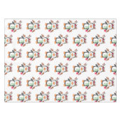 Valentijnsdag van tablet Penguin Hearts Tafelkleed (Voorkant (Horizontaal))