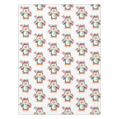 Valentijnsdag van tablet Penguin Hearts Tafelkleed (Voorkant)