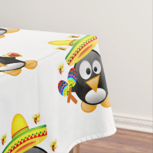 Valentijnsdag van tablet Penguin Hearts Tafelkleed
