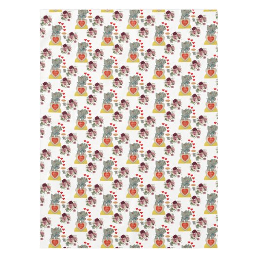 Valentijnsdag van tablet tafelkleed (Voorkant)