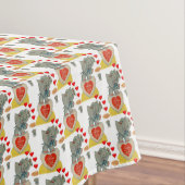 Valentijnsdag van tablet tafelkleed (Voorbeeld)