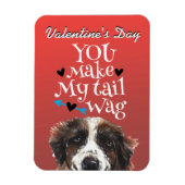 Valentijnsdag...van uw St. Bernard-koelkast Magneet (Verticaal)