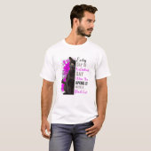 Valentijnsdag van vrouwen Zwarte Kat mama Funny T-shirt (Voorkant volledig)