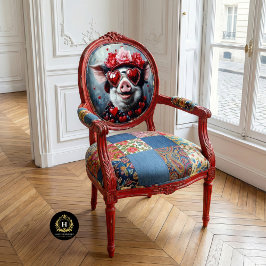 Valentijnsdag Varkendecoupage Tissuepapier